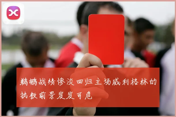 鹈鹕战绩惨淡回归主场威利格林的执教前景岌岌可危